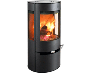 Kaminofen Aduro 9 Stahl schwarz mit Schublade 6 kW