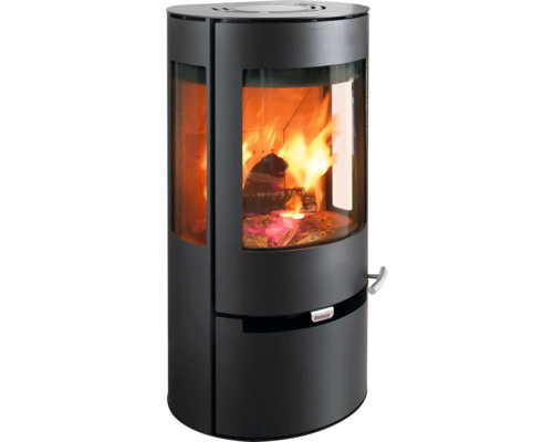 Kaminofen Aduro 9 Stahl schwarz mit Schublade 6 kW