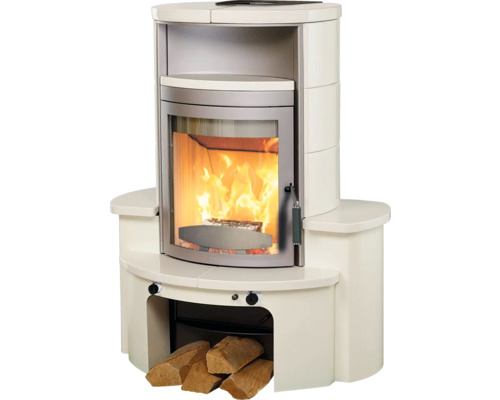 Kaminbausatz Hark Avenso GT ECOplus Keramik weiß 8 kW